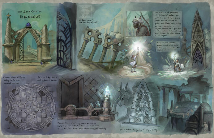 Lost City of Amdapor Fanart FFXIV